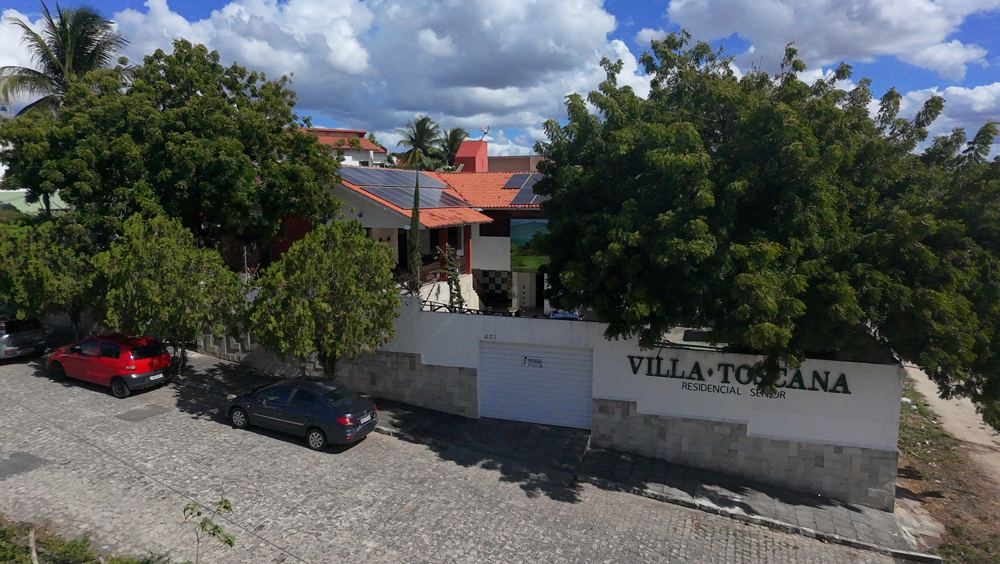 Fachada da Villa Toscana, unidade prata